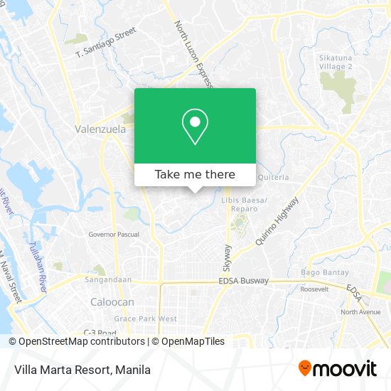 Villa Marta Resort map