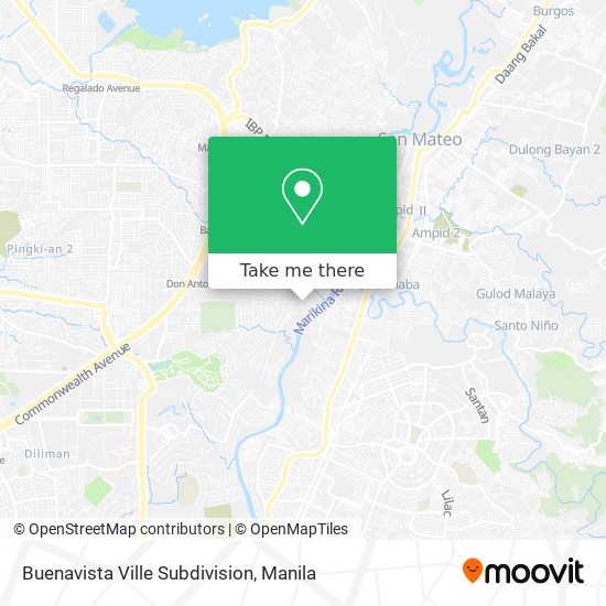 Buenavista Ville Subdivision map