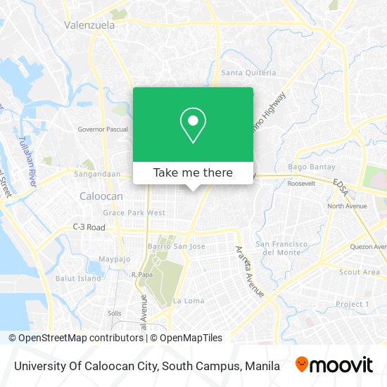 University Of Caloocan City, South Campus map