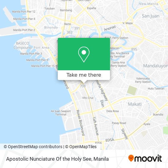 Apostolic Nunciature Of the Holy See map