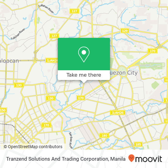 Tranzend Solutions And Trading Corporation map