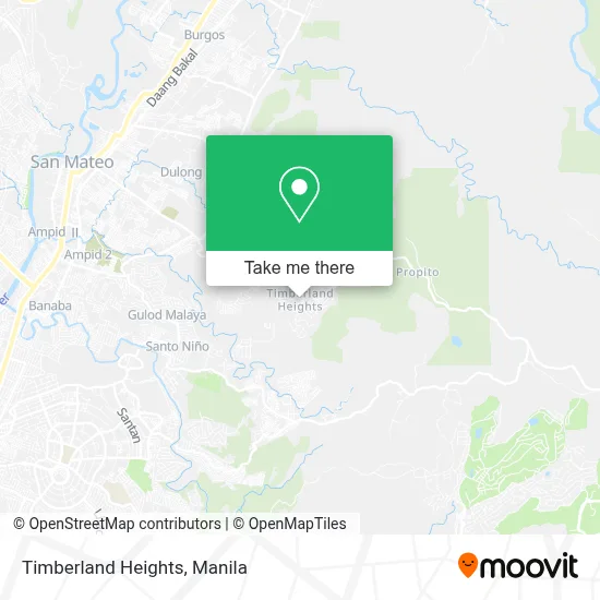 Timberland Heights map