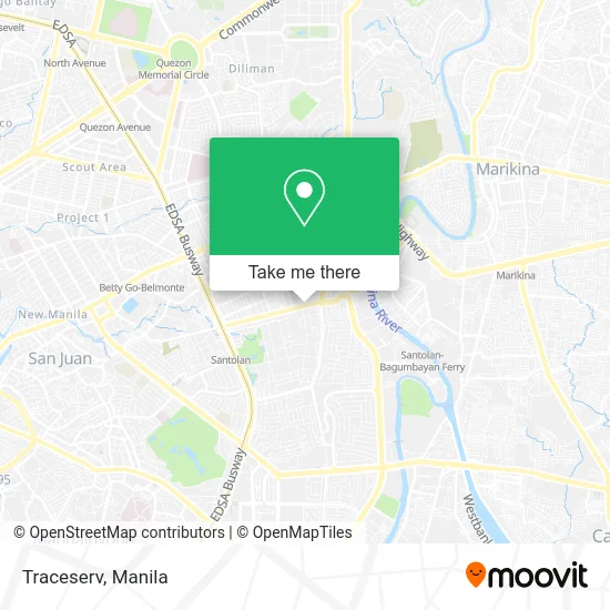 Traceserv map