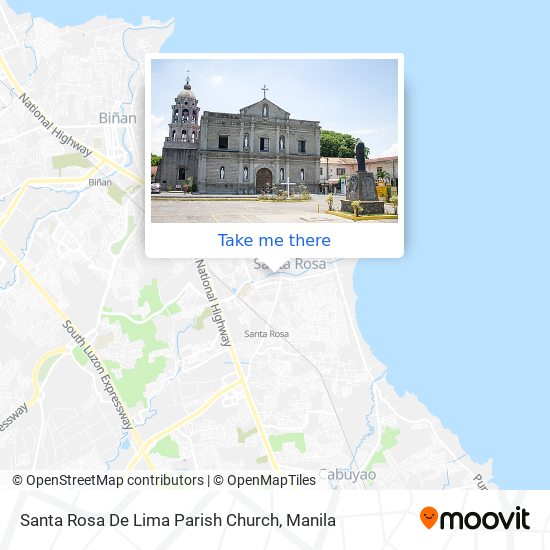 Santa Rosa De Lima Parish Church map
