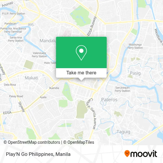 Play'N Go Philippines map