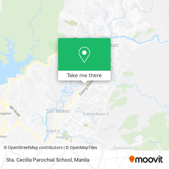 Sta. Cecilia Parochial School map