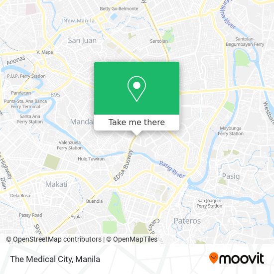 The Medical City map