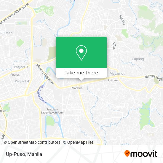 Up-Puso map