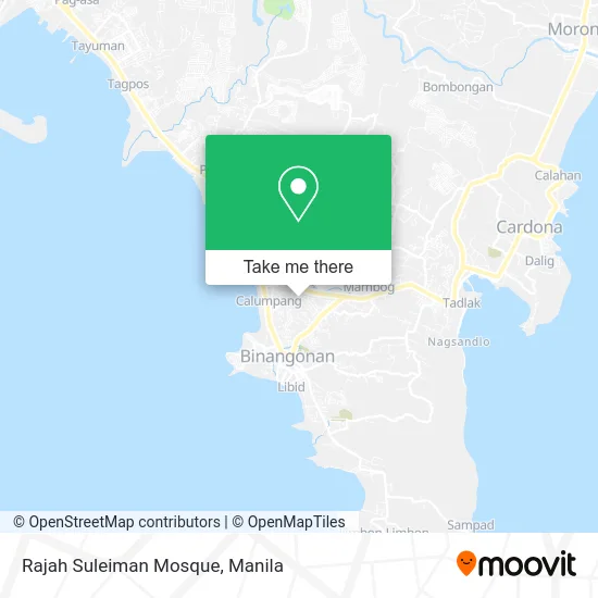 Rajah Suleiman Mosque map