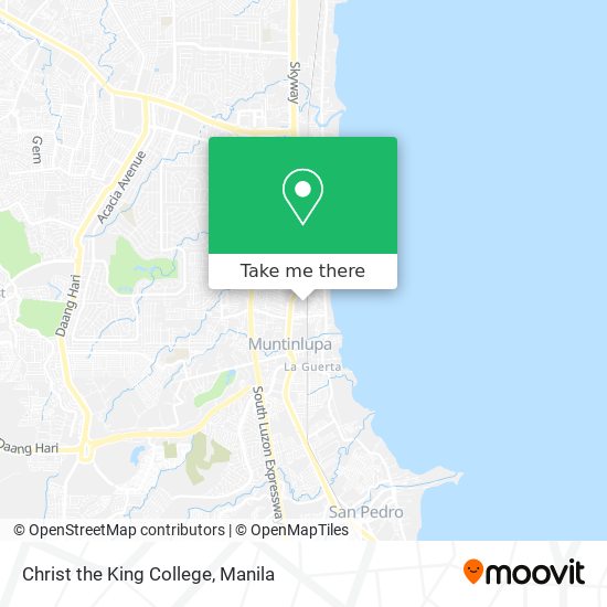 Christ the King College map