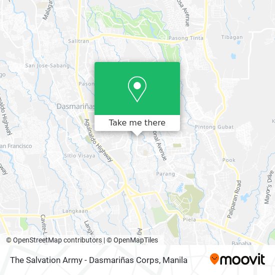 The Salvation Army - Dasmariñas Corps map