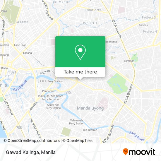 Gawad Kalinga map