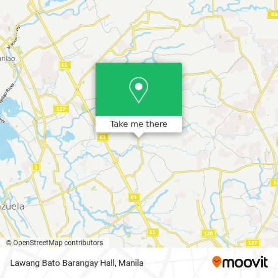 How to get to Lawang Bato Barangay Hall in Valenzuela by bus?