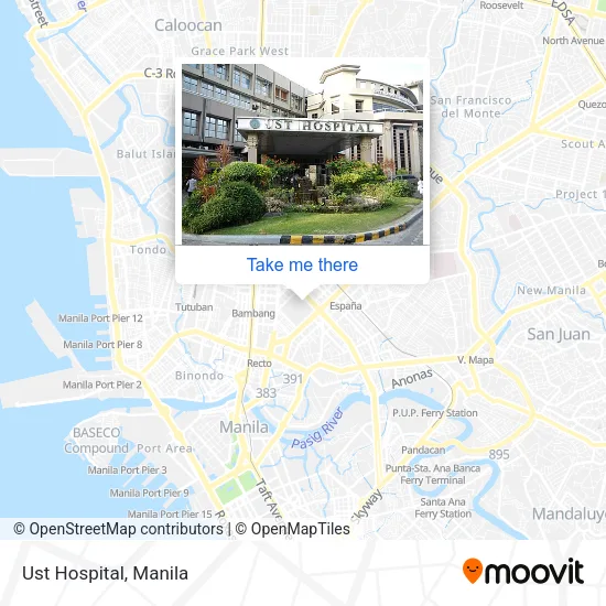 Ust Hospital map