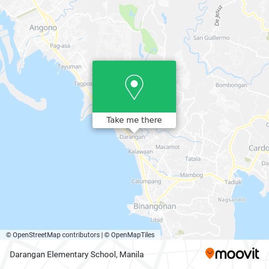 Darangan Elementary School map