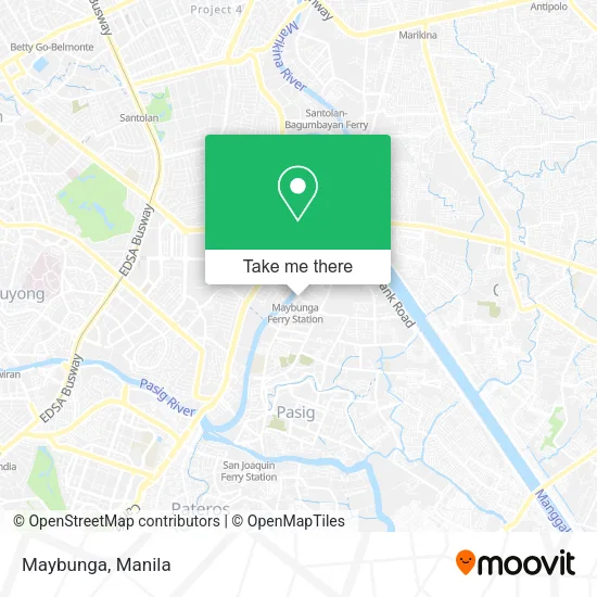 Maybunga map