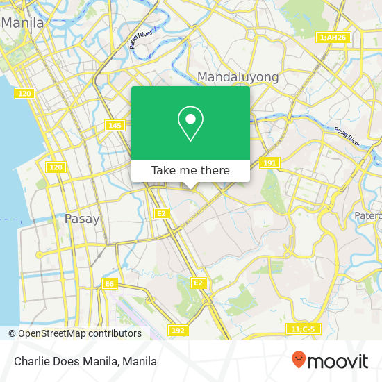 Charlie Does Manila map