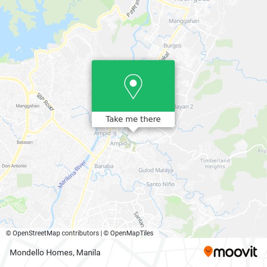 Mondello Homes map
