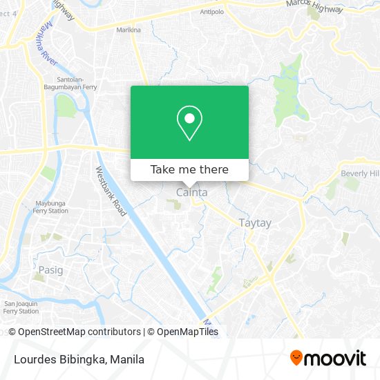 Lourdes Bibingka map