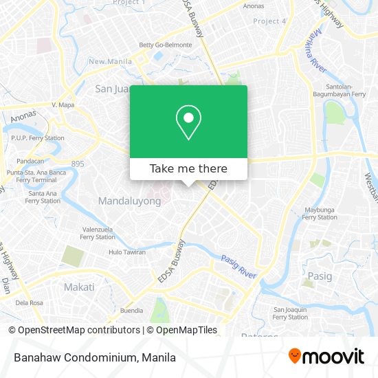 Banahaw Condominium map