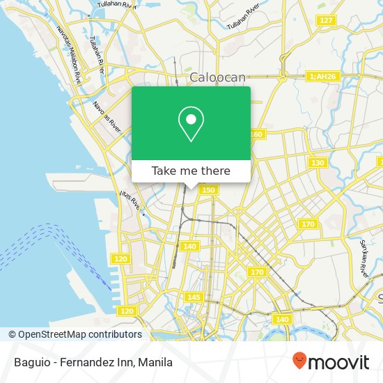 Baguio - Fernandez Inn map