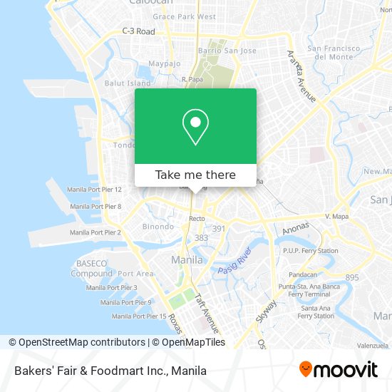 Bakers' Fair & Foodmart Inc. map