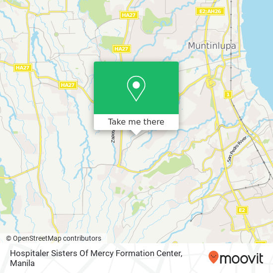 Hospitaler Sisters Of Mercy Formation Center map