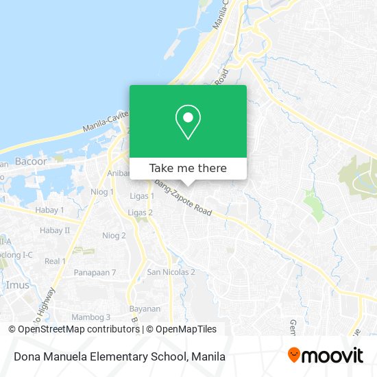 Dona Manuela Elementary School map