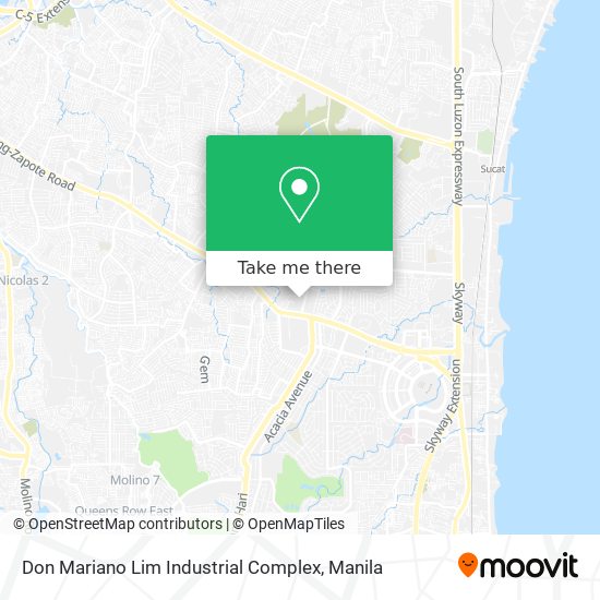 Don Mariano Lim Industrial Complex map