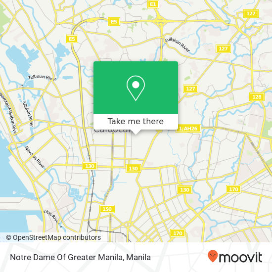 Notre Dame Of Greater Manila map