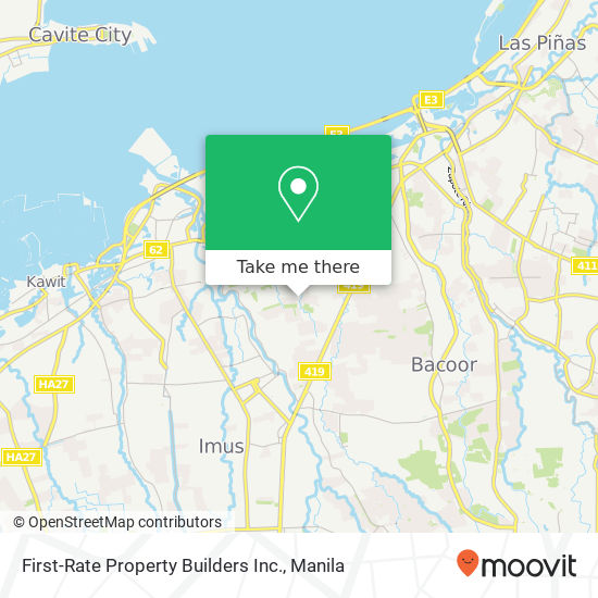 First-Rate Property Builders Inc. map