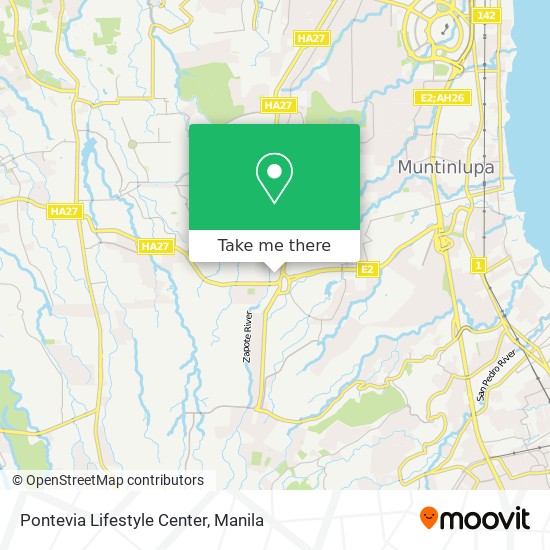 Pontevia Lifestyle Center map