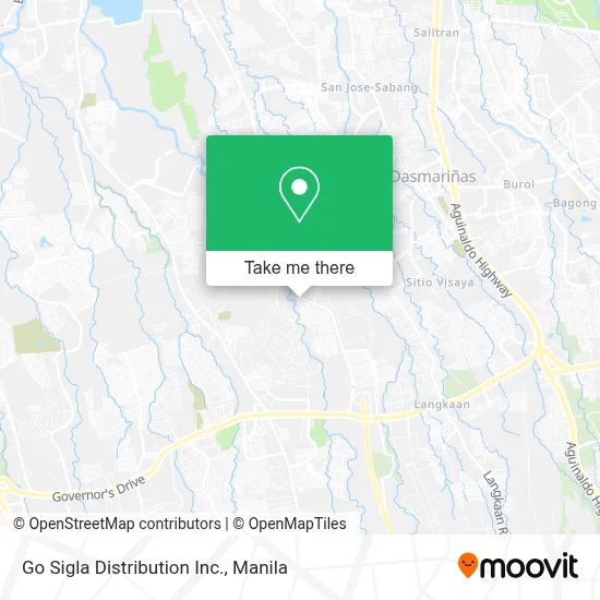 Go Sigla Distribution Inc. map