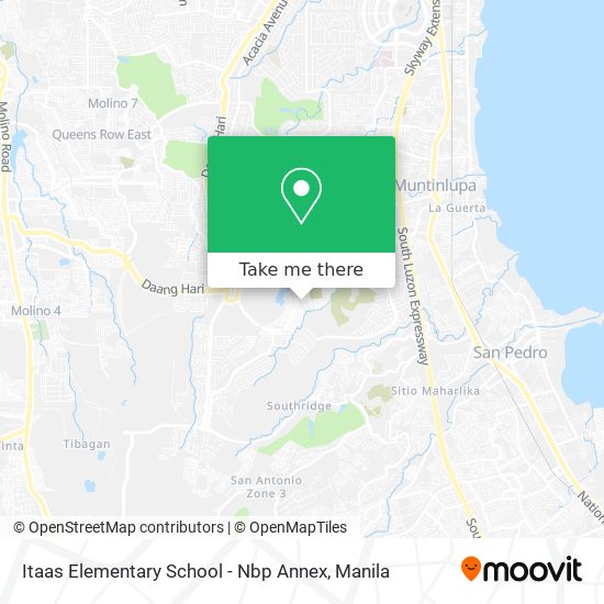 Itaas Elementary School - Nbp Annex map