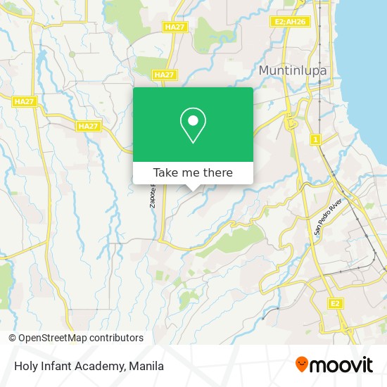 Holy Infant Academy map