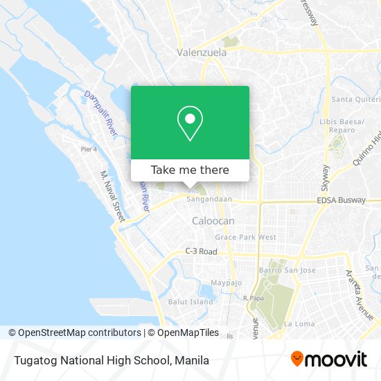 Tugatog National High School map