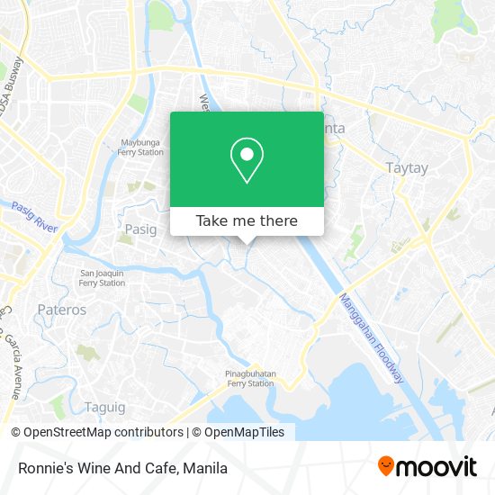 Ronnie's Wine And Cafe map