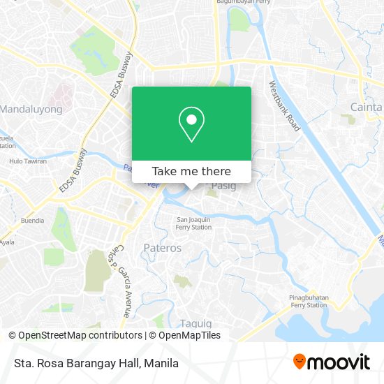 Sta. Rosa Barangay Hall map