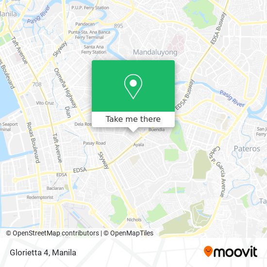 Glorietta 4 map