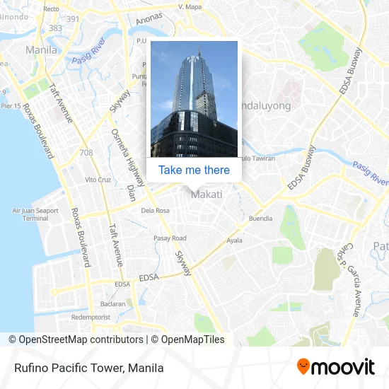 Rufino Pacific Tower map