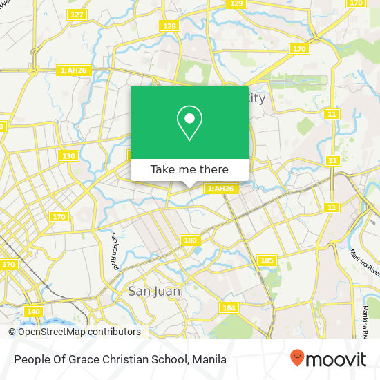 People Of Grace Christian School map