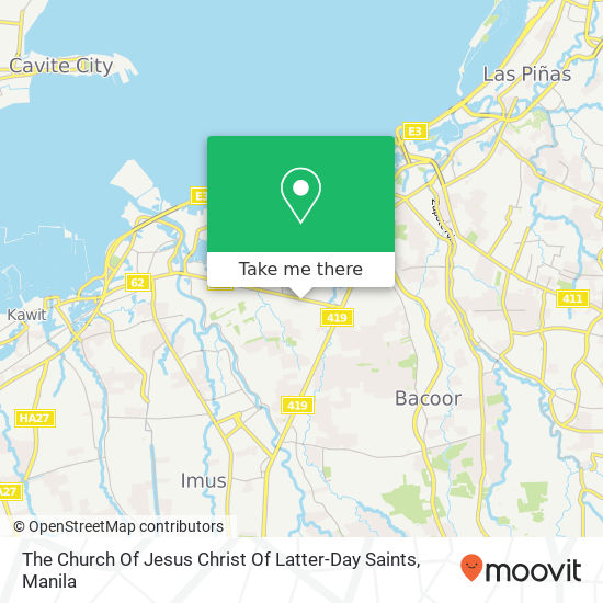 The Church Of Jesus Christ Of Latter-Day Saints map