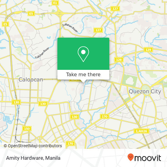 Amity Hardware map