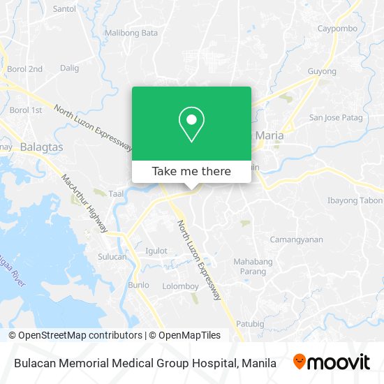 Bulacan Memorial Medical Group Hospital map