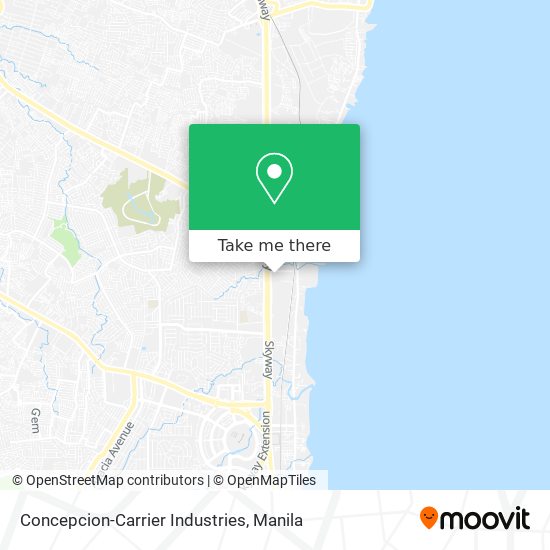 Concepcion-Carrier Industries map