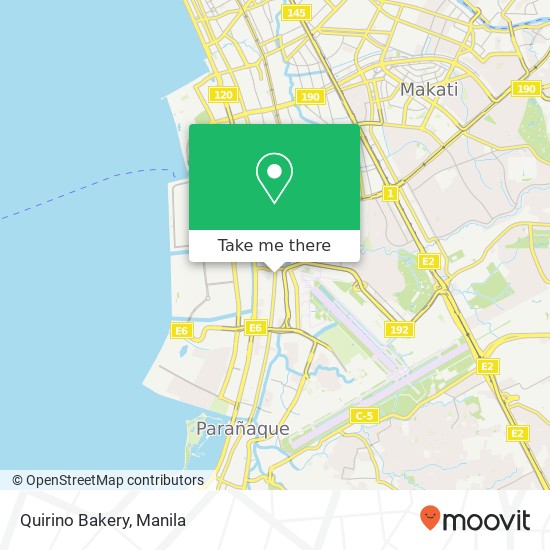Quirino Bakery map