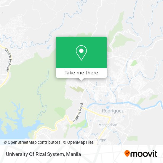 University Of Rizal System map