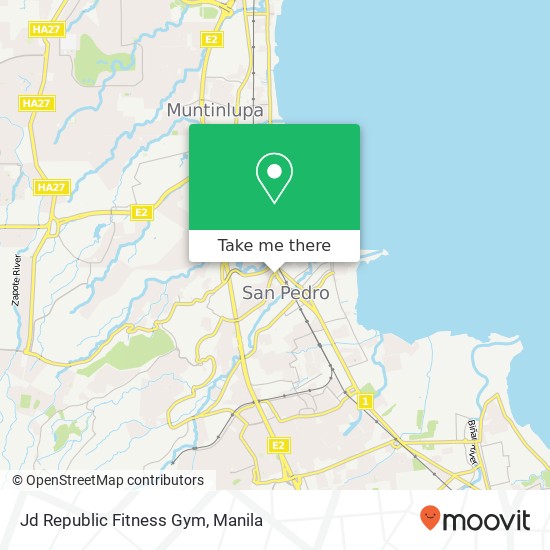 Jd Republic Fitness Gym map