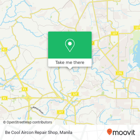 Be Cool Aircon Repair Shop map