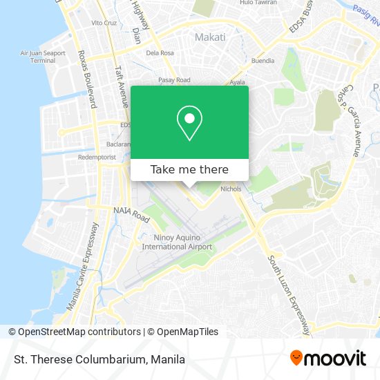 St. Therese Columbarium map